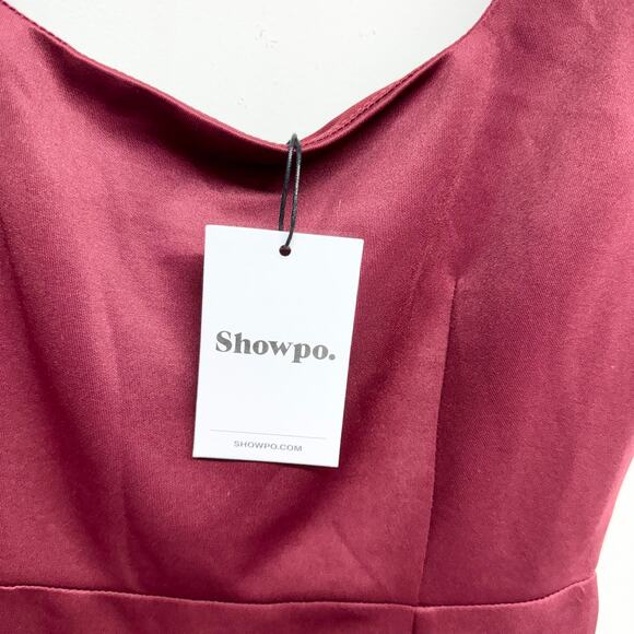 Show Po Women Red Sleeveless Mini Dress Size 8 NWT - Picture 3 of 5